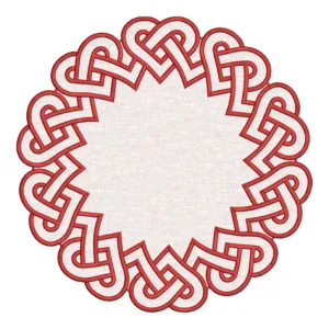 Matriz de Sousplat Coração 015