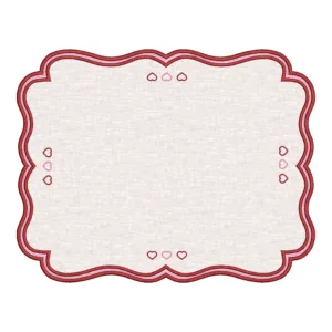 Matriz de Sousplat Coração 017