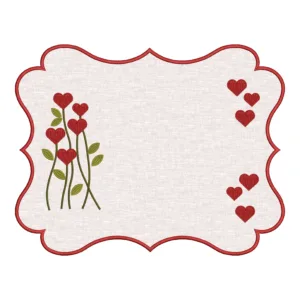 Matriz de Sousplat Coração 018