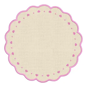 Matriz de Sousplat Coração 003