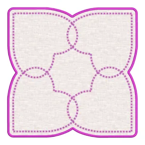 Matriz de Sousplat Coração 030